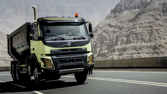 Volvo FMX automatic traction control mountains